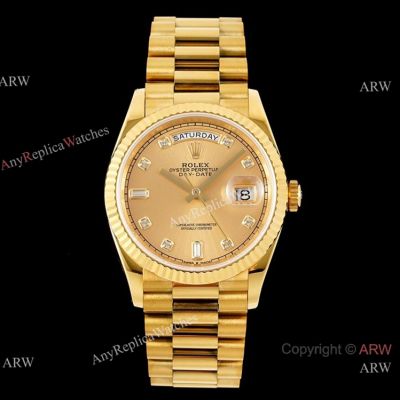 Swiss Rolex DayDate 36mm Yellow Gold Presidential Swiss Replica watch